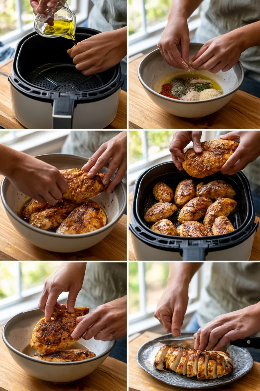 Perfect Air Fryer Grilled Chicken