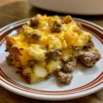 Slow Cooker Cheesy Ranch Beef & Potatoes