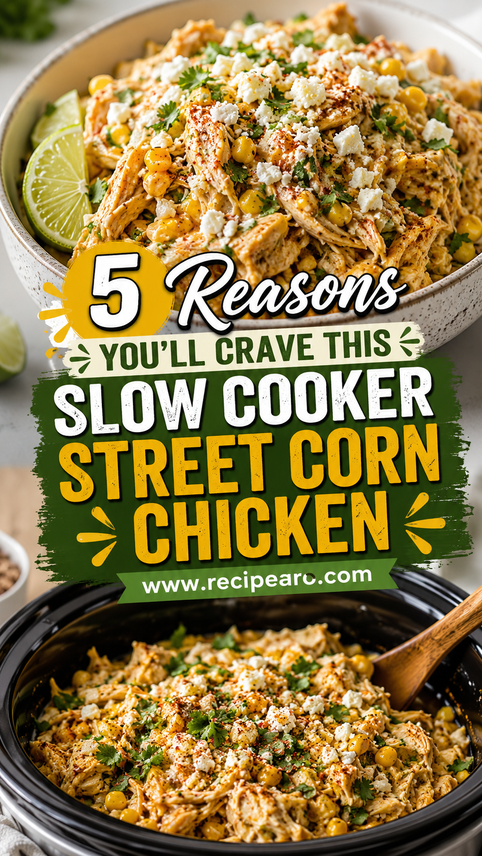 Slow Cooker Street Corn Chicken