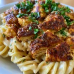 Spicy Cajun Honey Butter Chicken Pasta