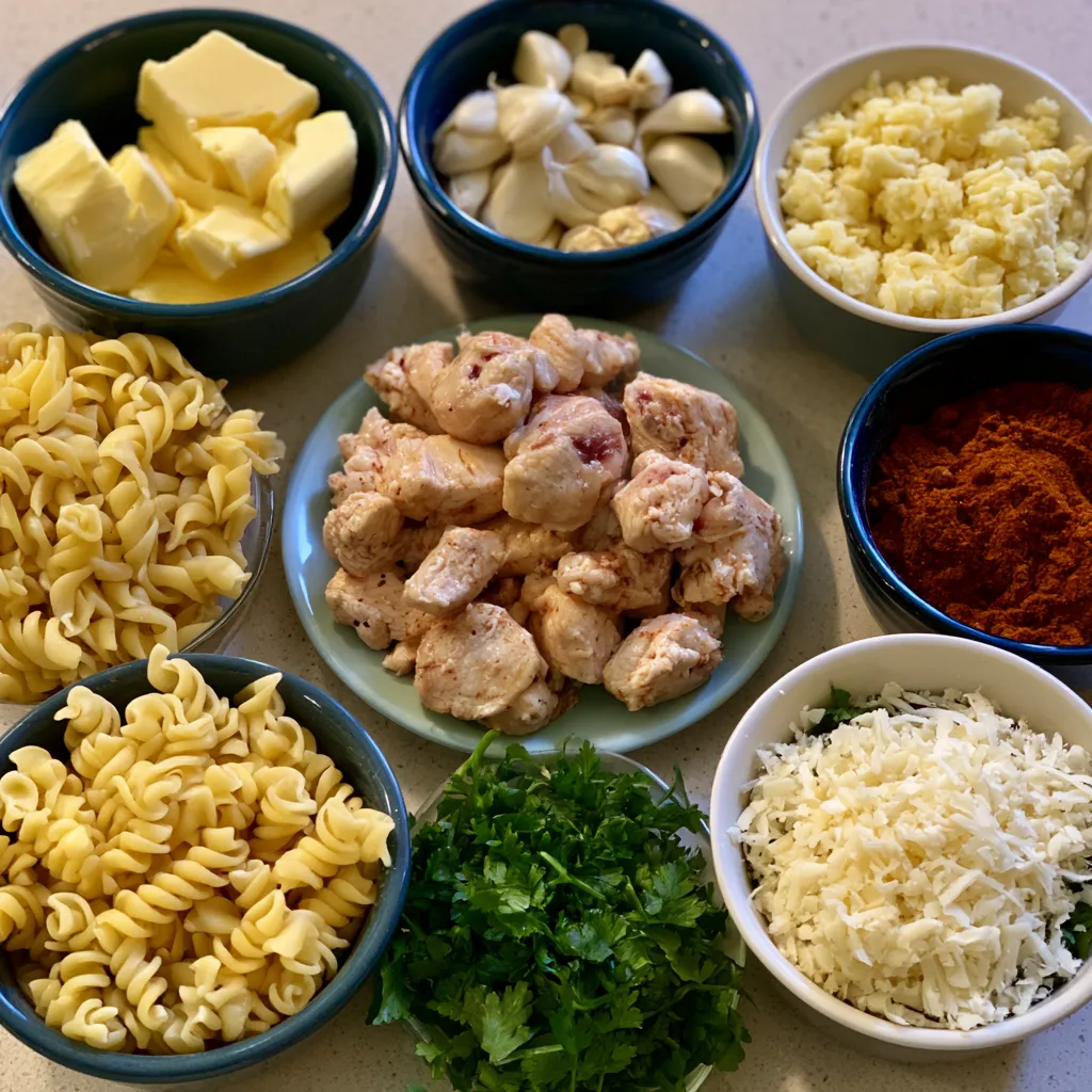 Sticky Smoky Garlic Butter Chicken Pasta