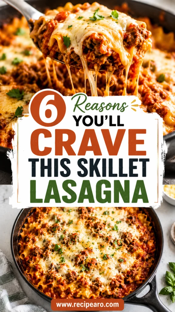 White Chicken Skillet Lasagna