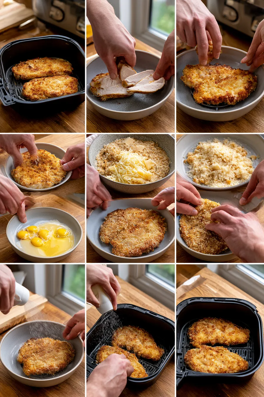 Air Fryer Chicken Cutlets