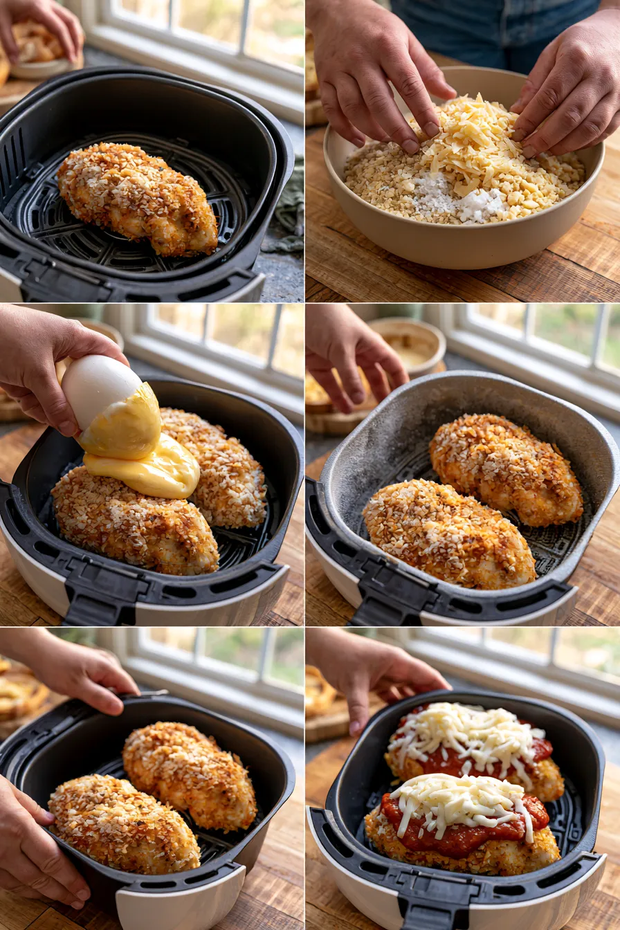 Air Fryer Chicken Parmesan