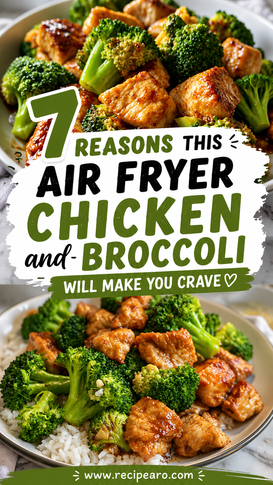 Air Fryer Chicken and Broccoli