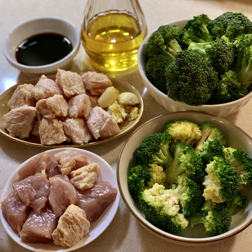 Air Fryer Chicken and Broccoli
