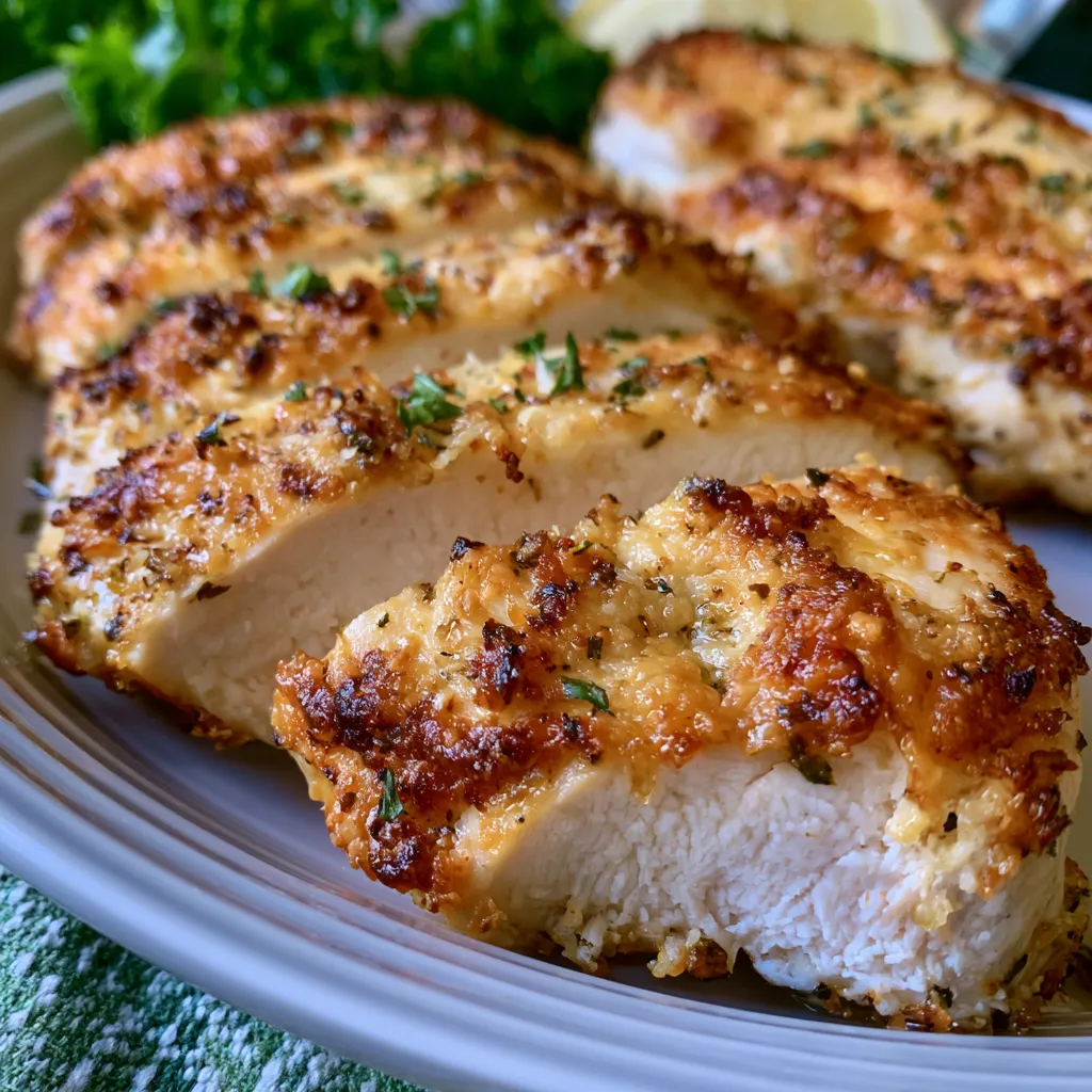 Air Fryer Garlic Parmesan Chicken