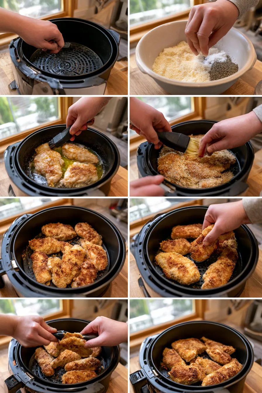 Air Fryer Garlic Parmesan Chicken