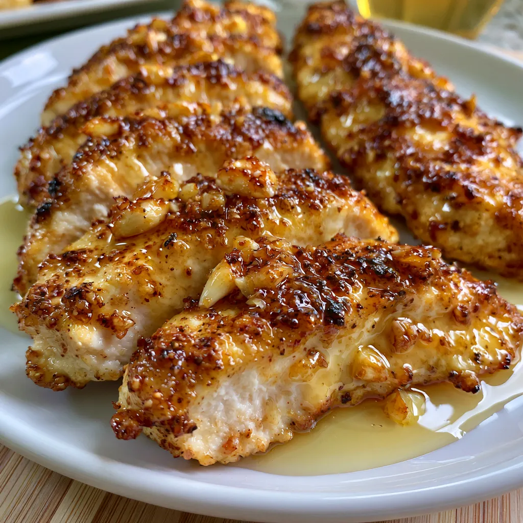 Air Fryer Honey Butter Garlic Chicken Tenders