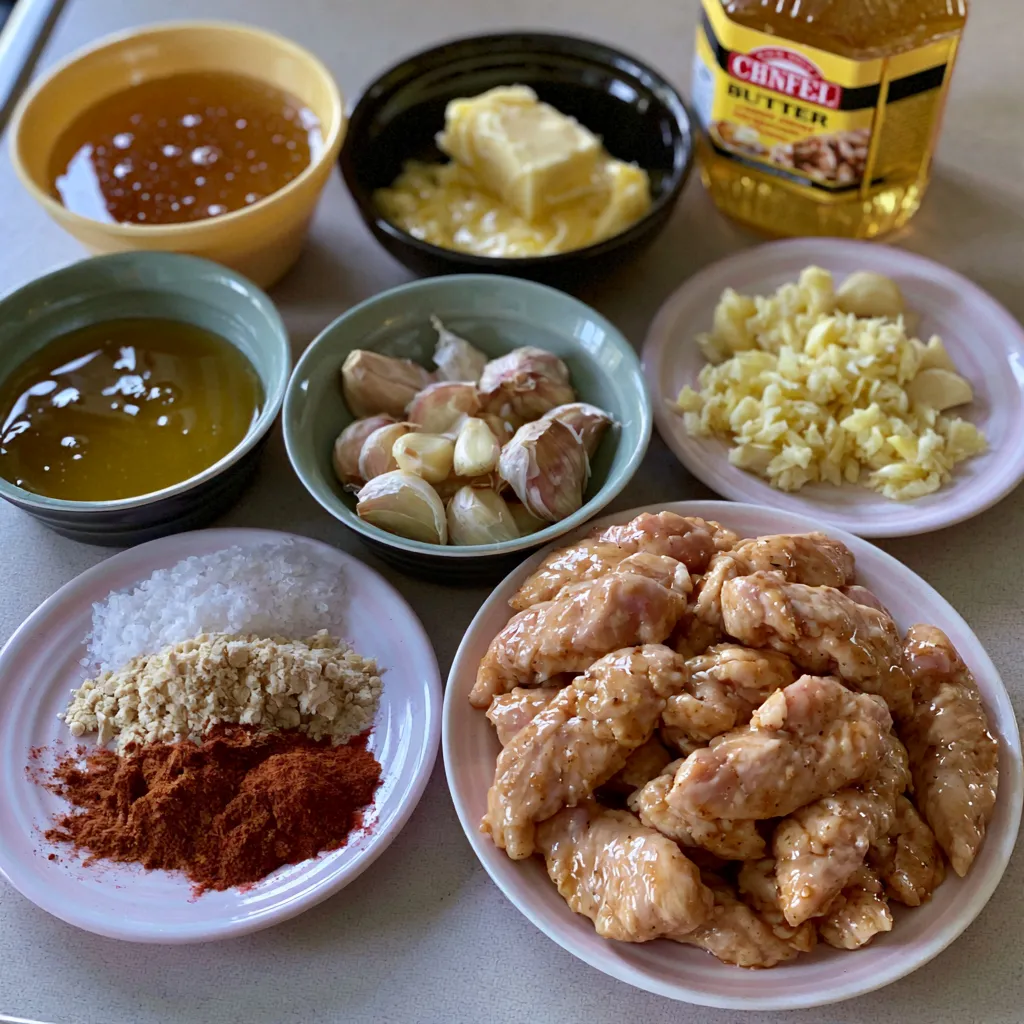 Air Fryer Honey Butter Garlic Chicken Tenders