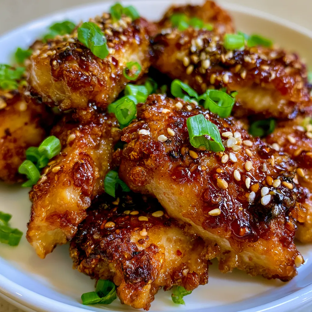 Air Fryer Honey Sesame Chicken