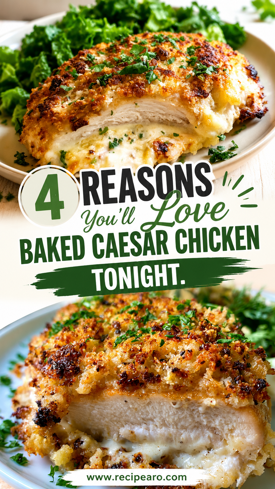 Baked Caesar Chicken