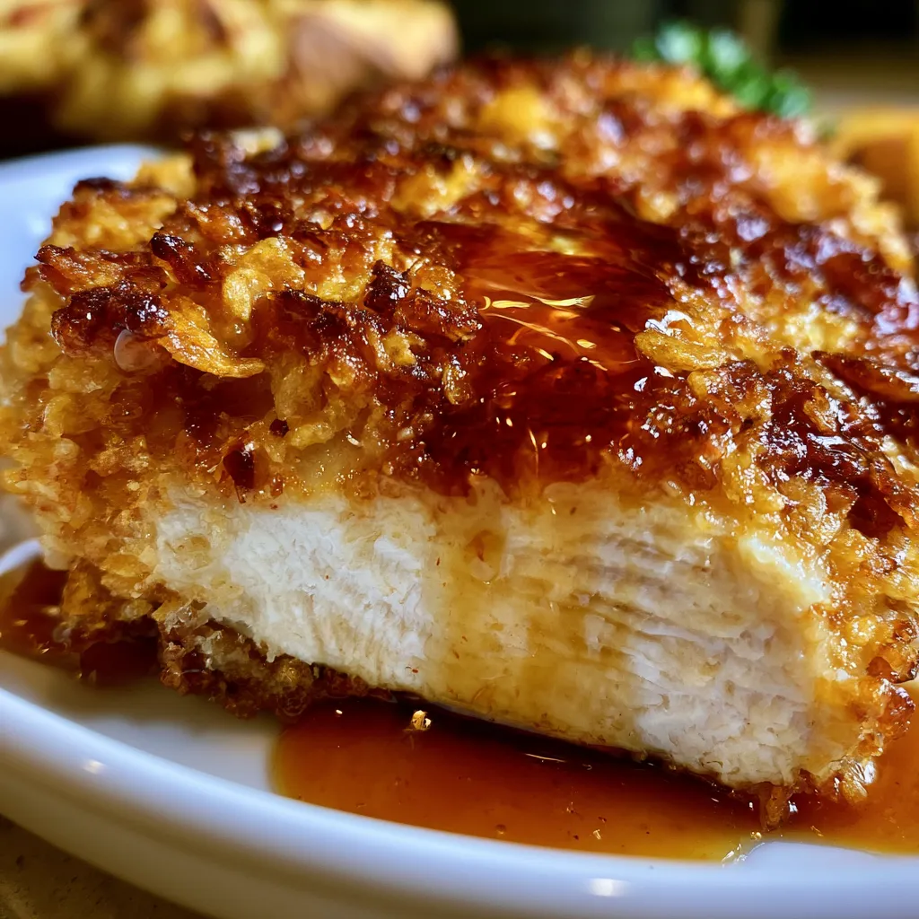 Baked Crunchy Hot Honey Chicken