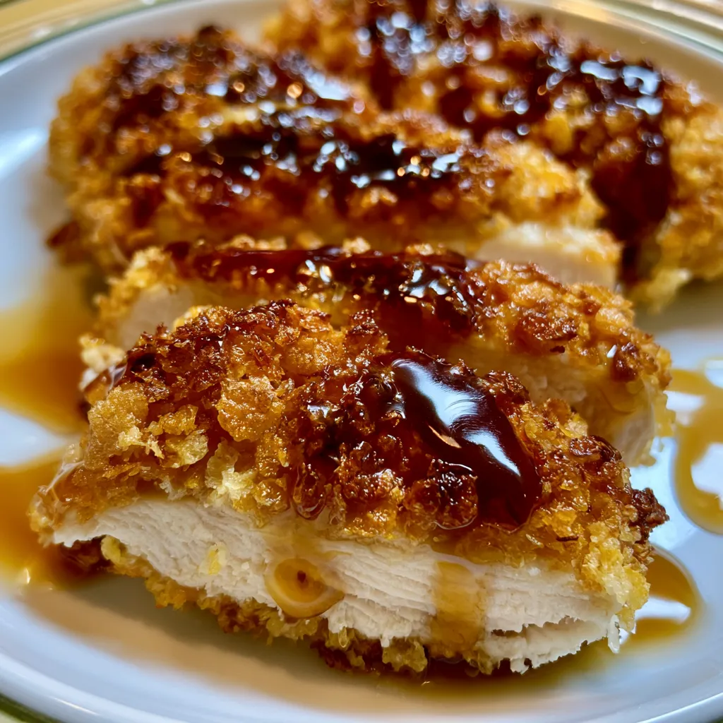 Baked Crunchy Hot Honey Chicken
