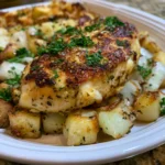 Baked Garlic Parmesan Chicken and Potatoes
