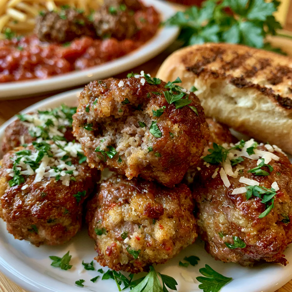 Baked Ground Beef Meatballs