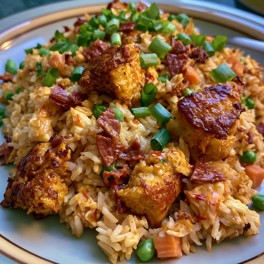 Bang Bang Chicken Fried Rice