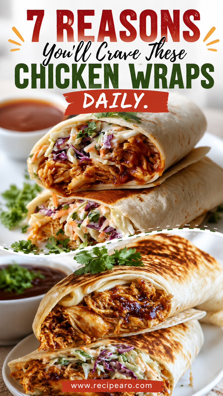Barbequed Shredded Chicken Wraps