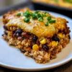 Beef Enchilada Rice Casserole