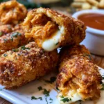 Buffalo Chicken Mozzarella Sticks