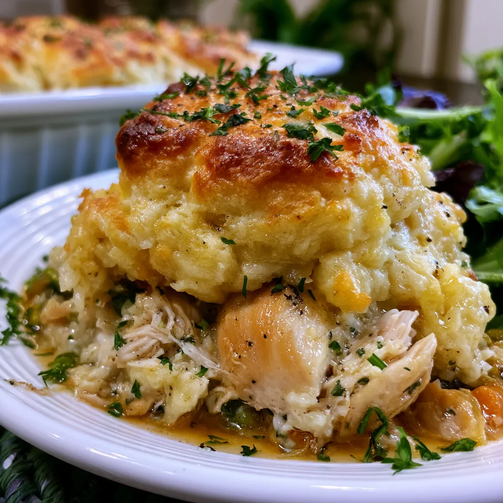 Buttery Chicken Cobbler