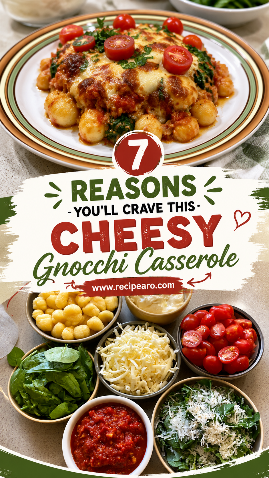 Cheesy Baked Gnocchi Casserole