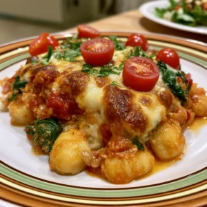 Cheesy Baked Gnocchi Casserole