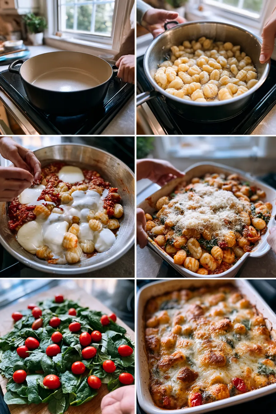 Cheesy Baked Gnocchi Casserole