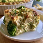 Chicken Alfredo Broccoli Bake