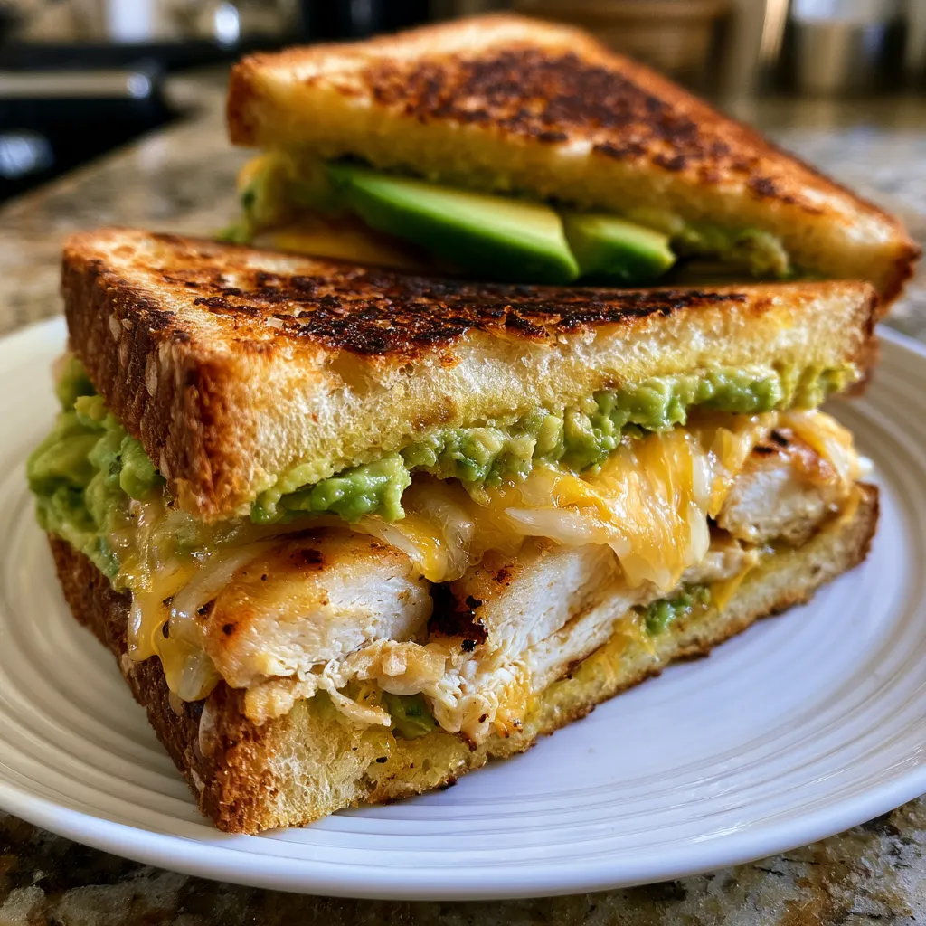Chicken Avocado Melt Sandwich