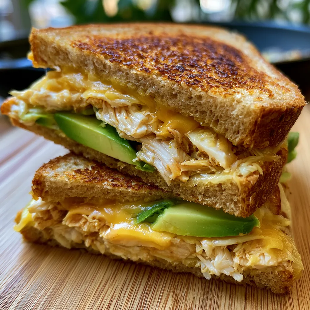 Chicken Avocado Melt Sandwich