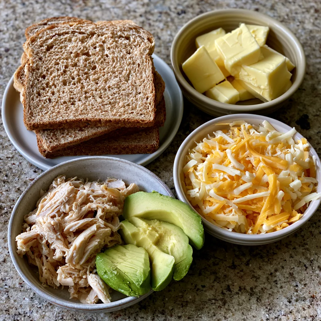 Chicken Avocado Melt Sandwich