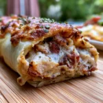 Chicken Smoked Beef Ranch Stromboli