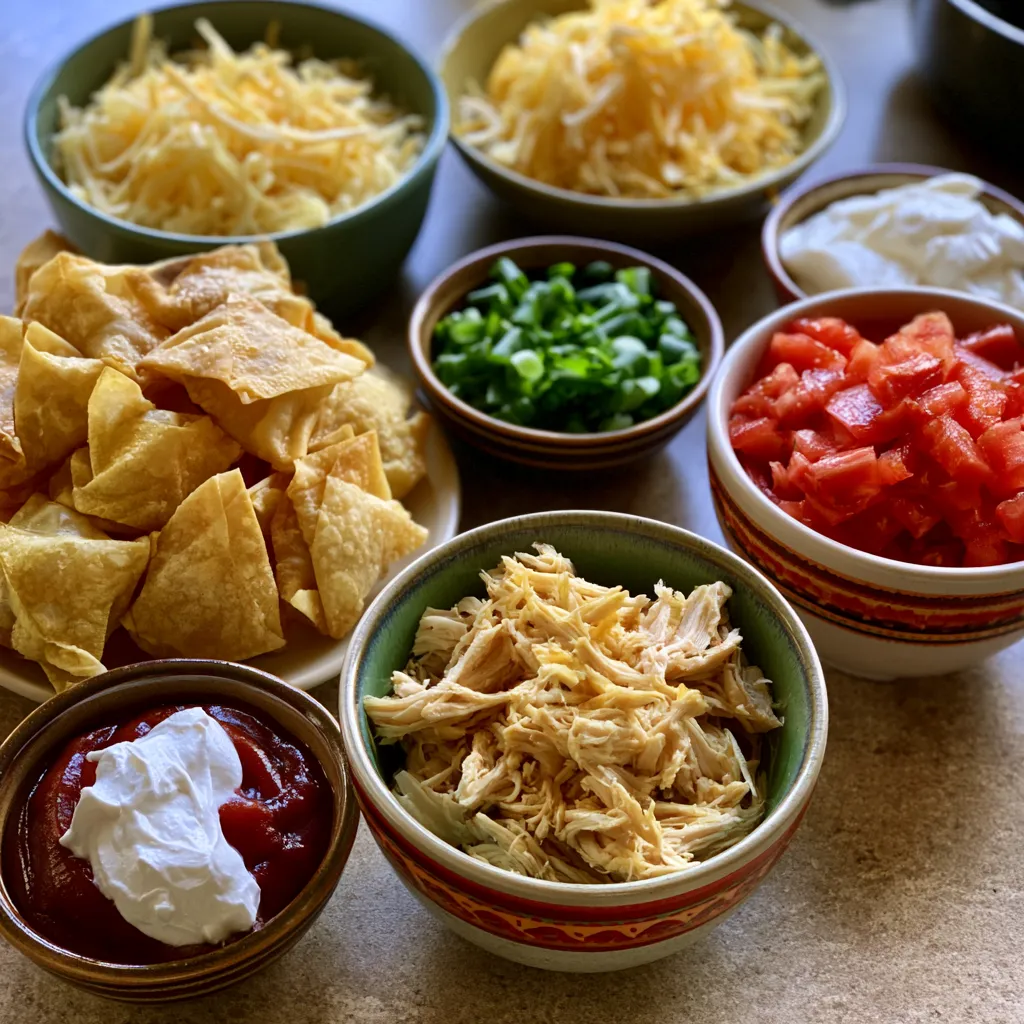 Chicken Wonton Tacos