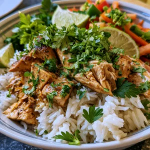Coconut Chicken Rice Bowl