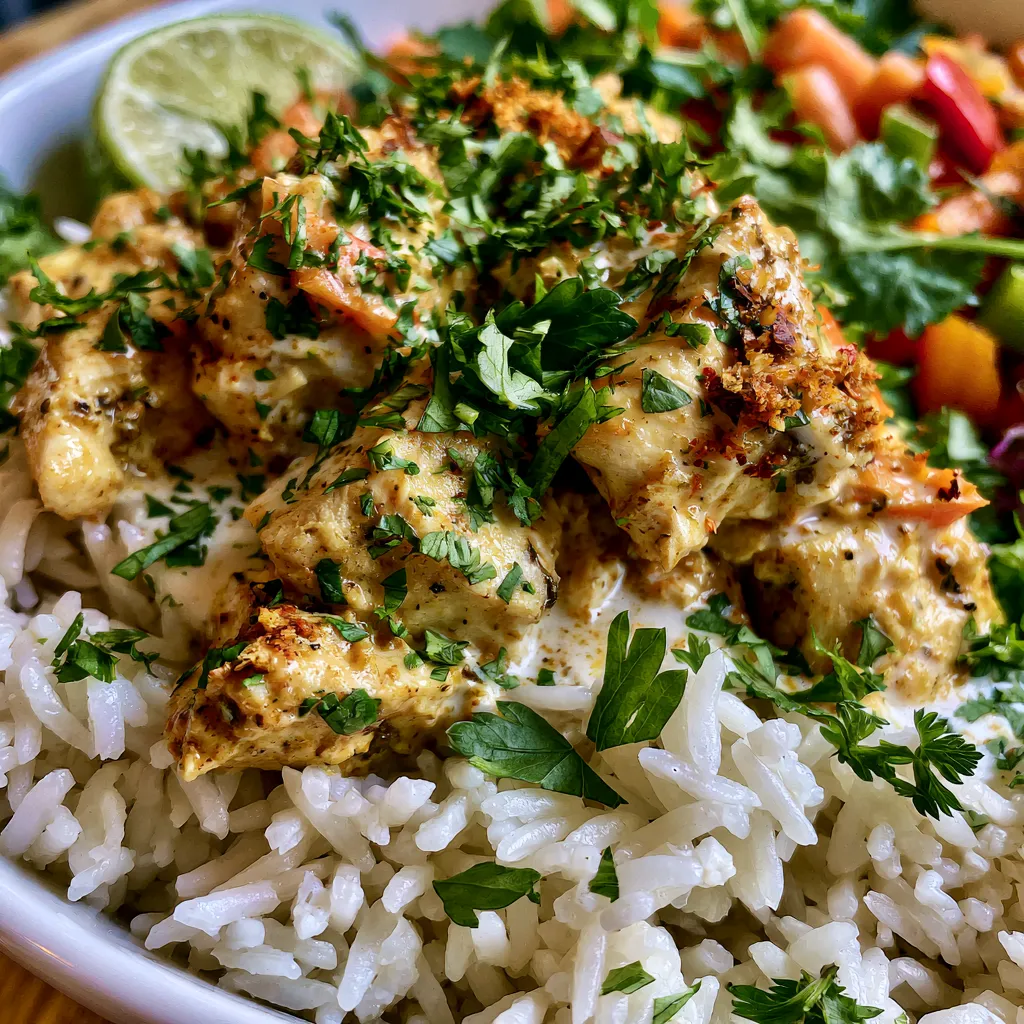 Coconut Chicken Rice Bowl