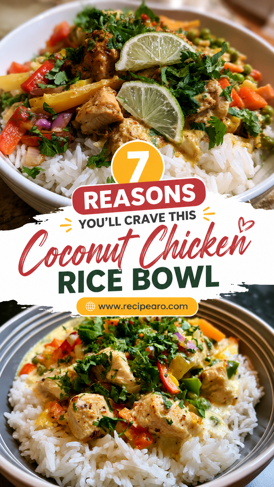 Coconut Chicken Rice Bowl