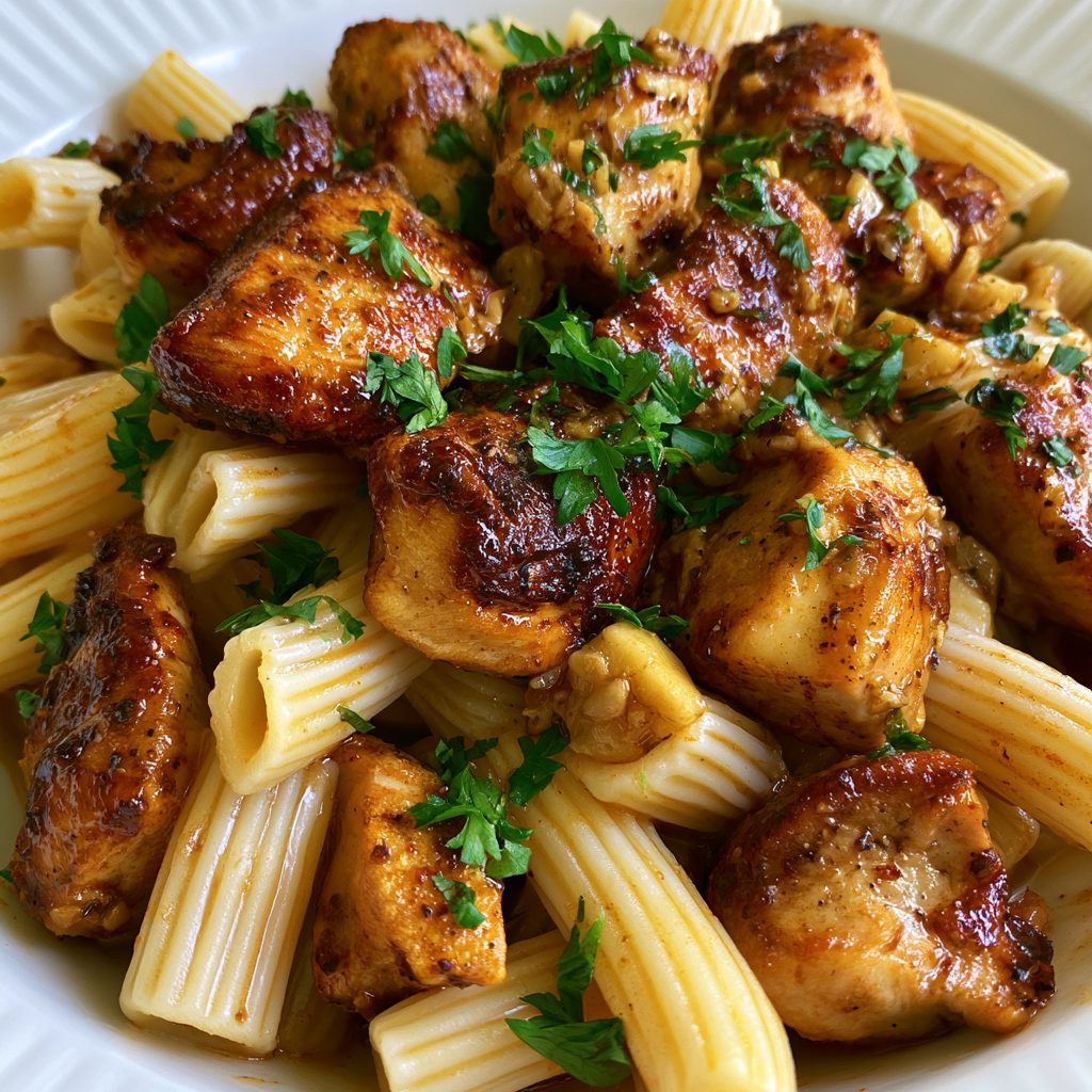 Comfort Chicken Pasta with Smoky Garlic Butter
