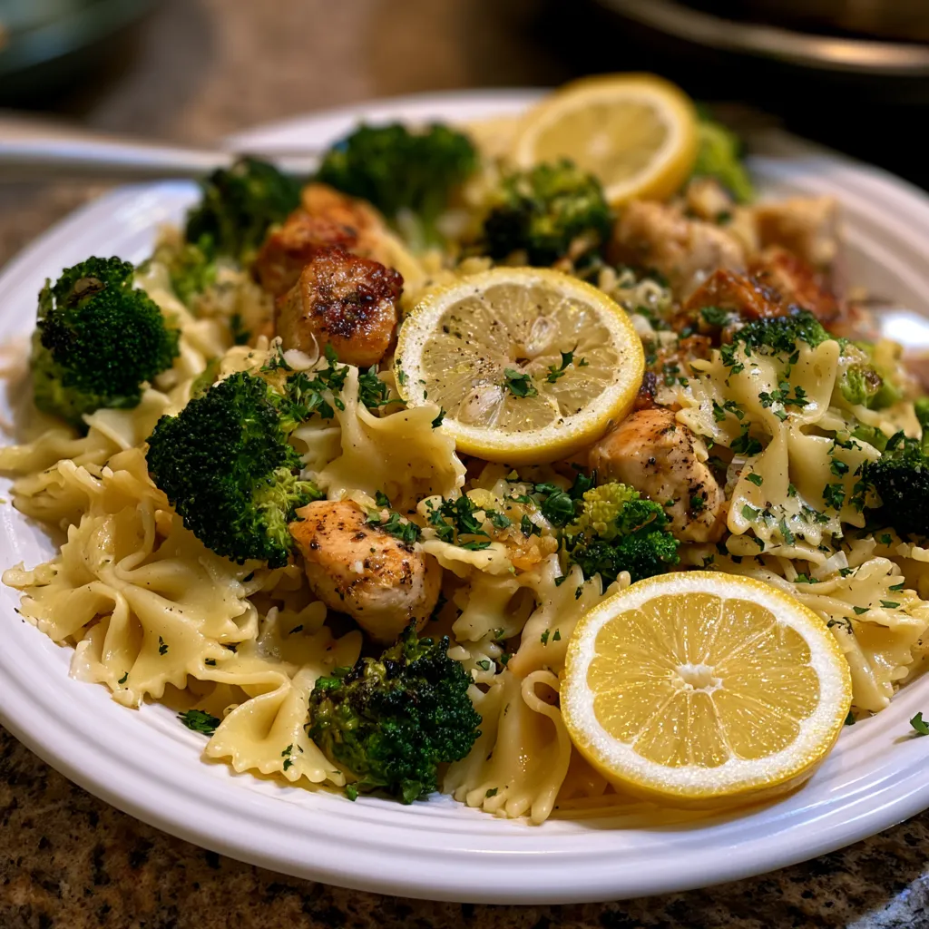 Cowboy Butter Lemon Chicken Bowties