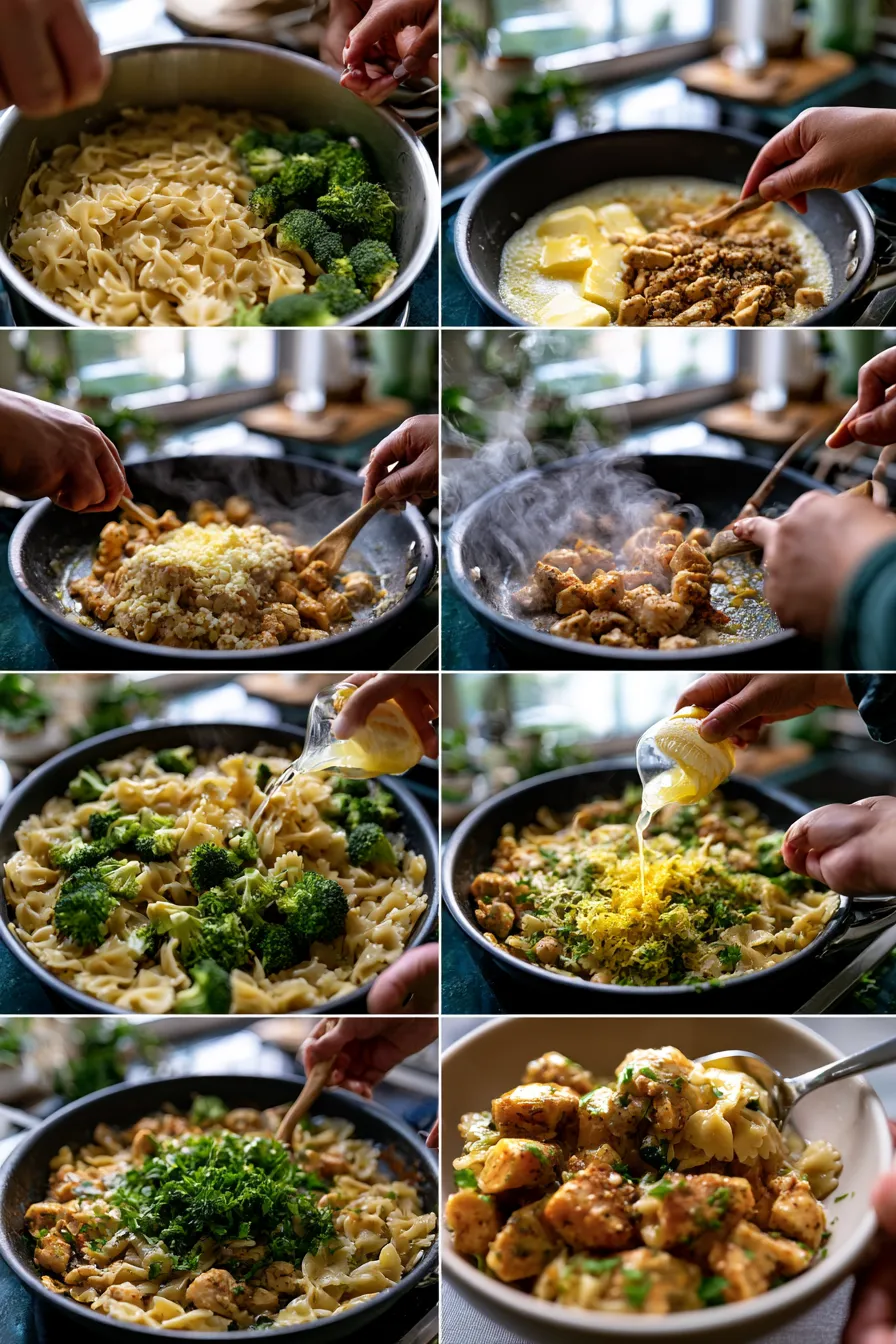 Cowboy Butter Lemon Chicken Bowties