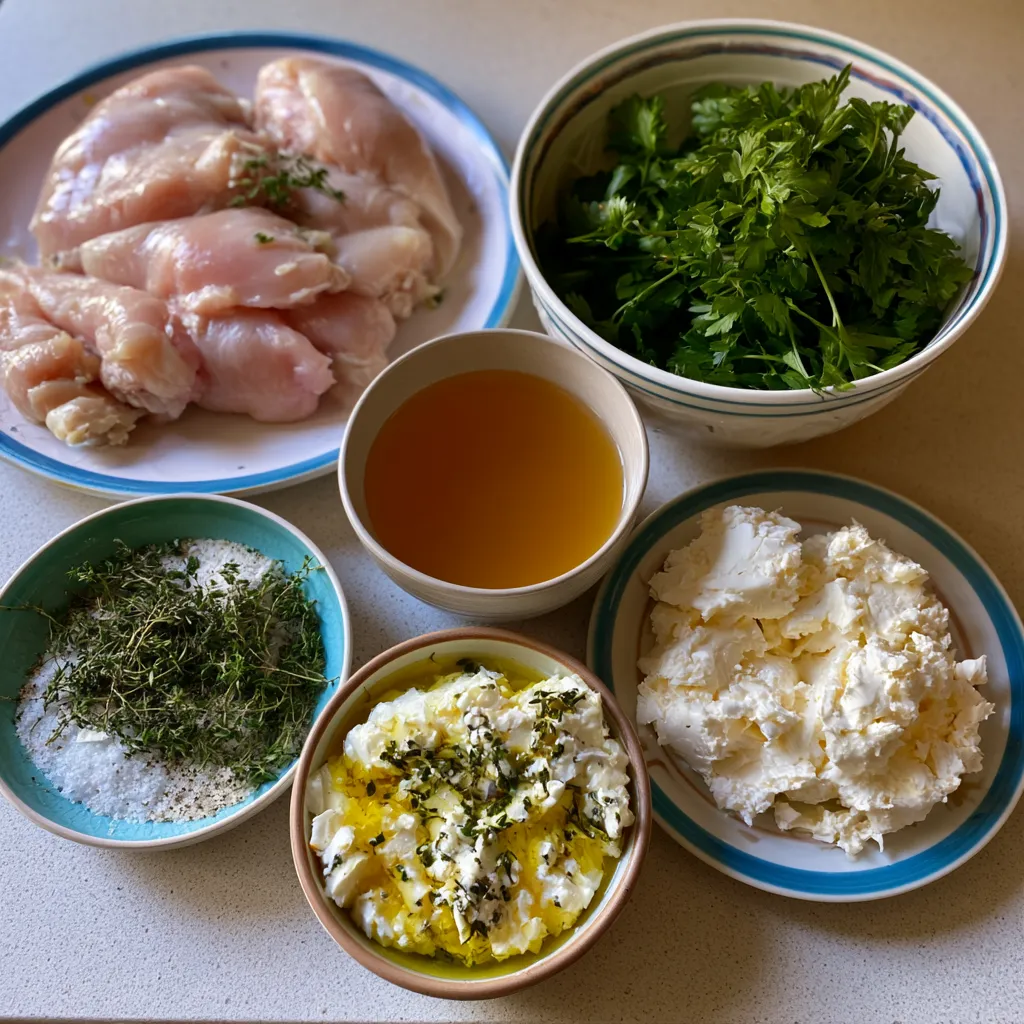 Cream Cheese Chicken with Herb Sauce