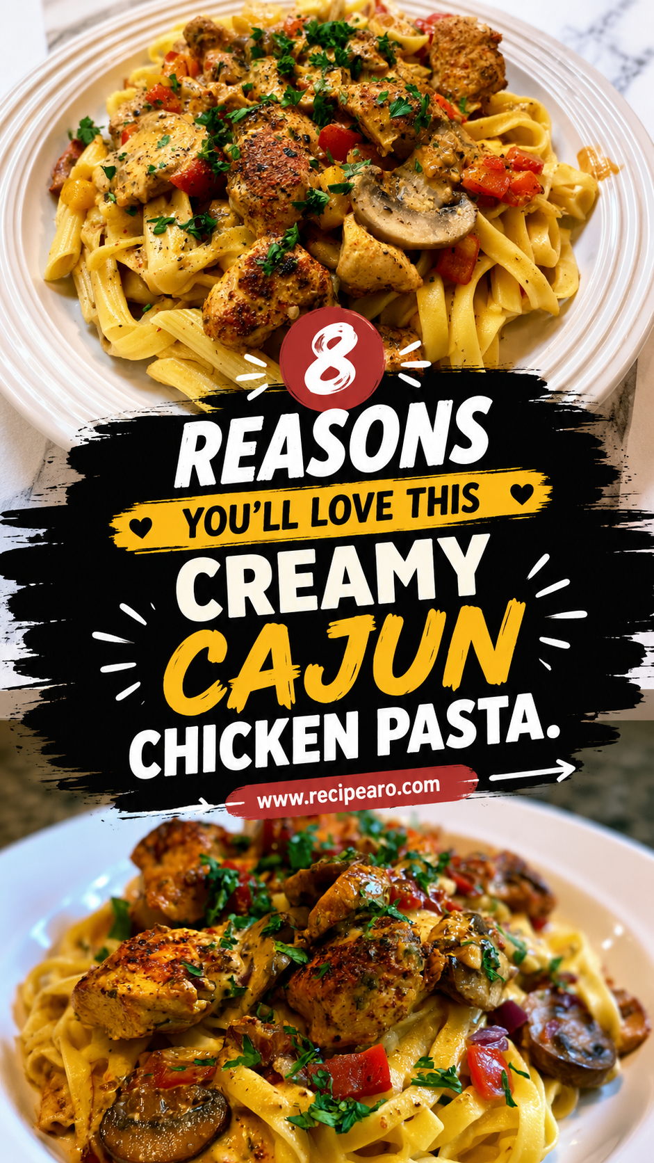 Creamy Cajun Chicken Pasta