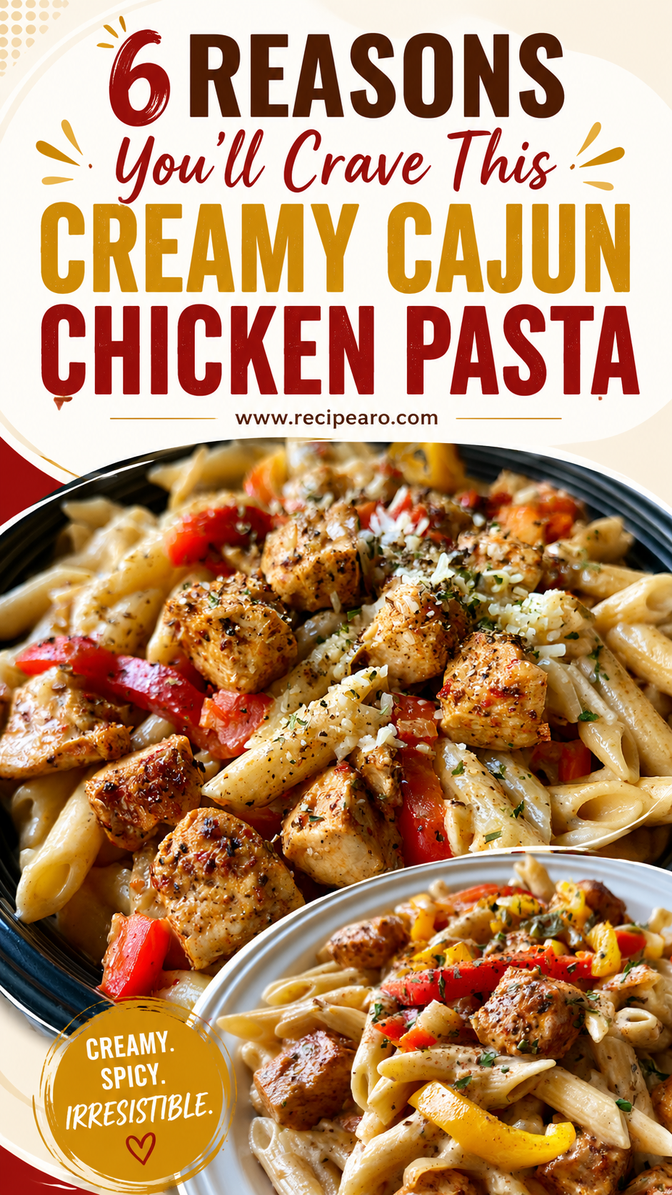 Creamy Cajun Chicken Pasta