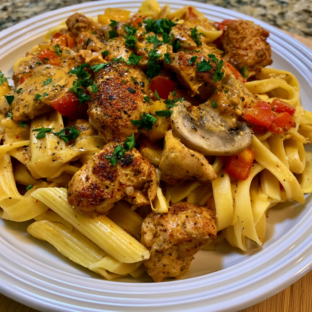 Creamy Cajun Chicken Pasta