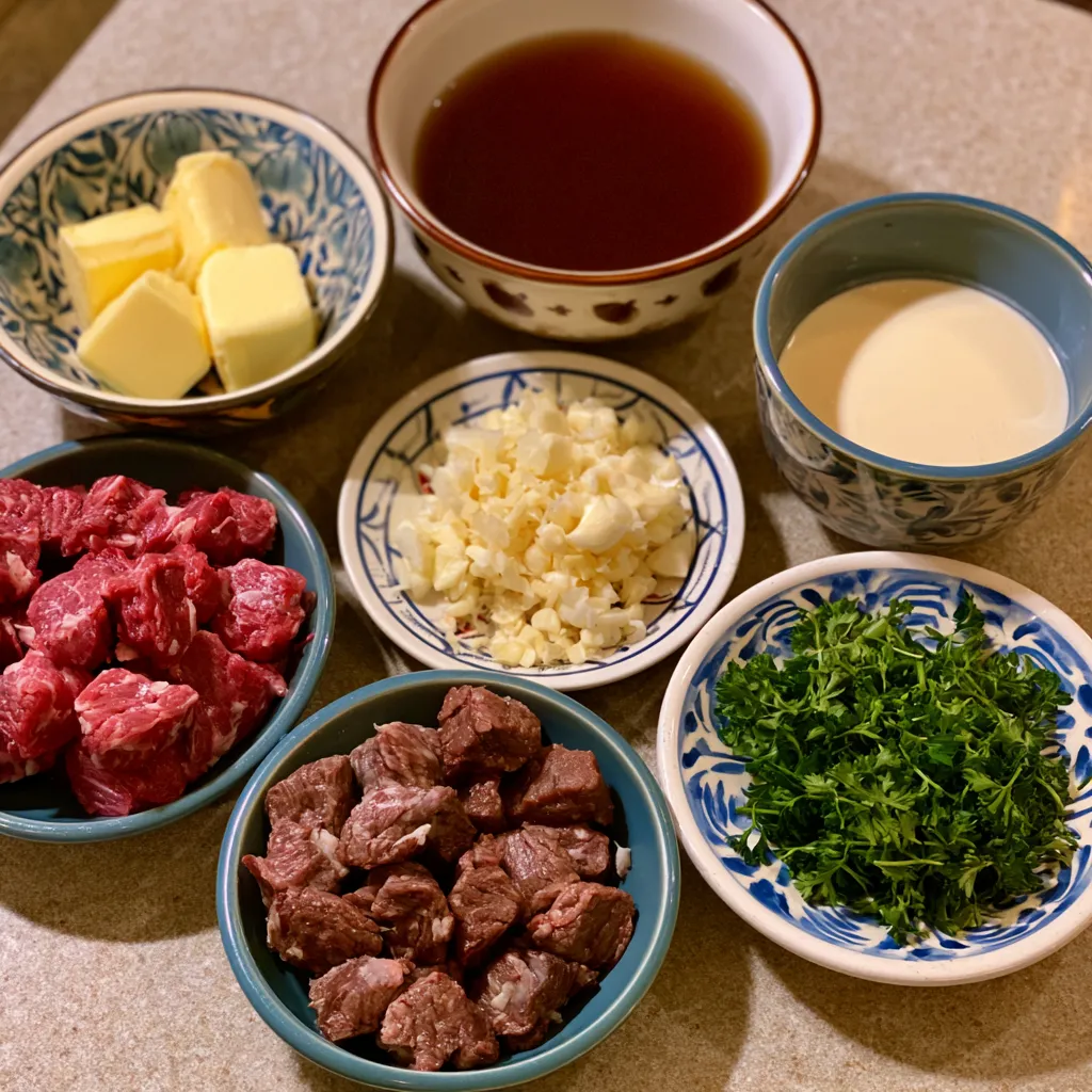 Creamy Garlic Beef