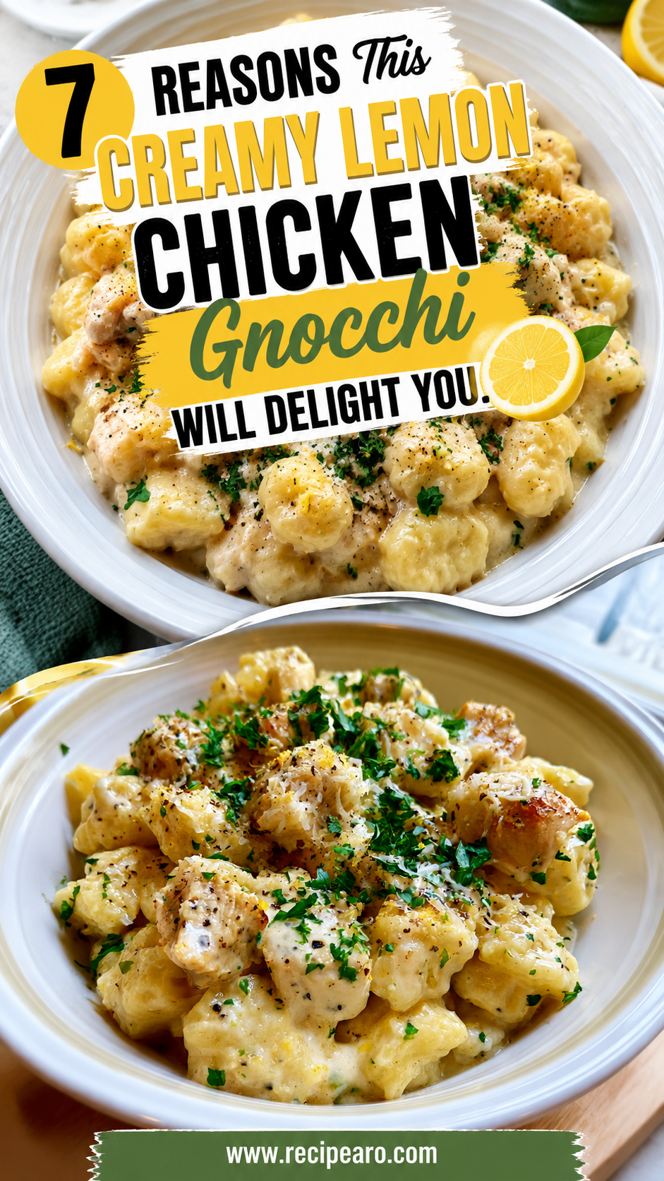Creamy Lemon Chicken Gnocchi