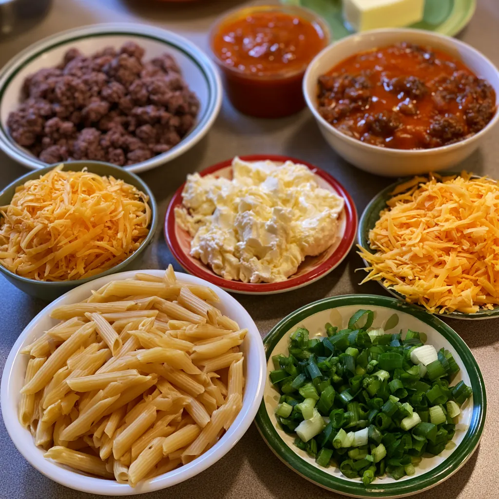 Creamy Spicy Buffalo Beef Pasta