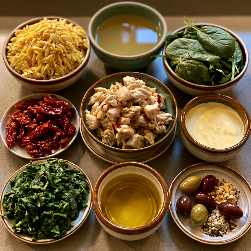 Creamy Sun-Dried Tomato Chicken Orzo
