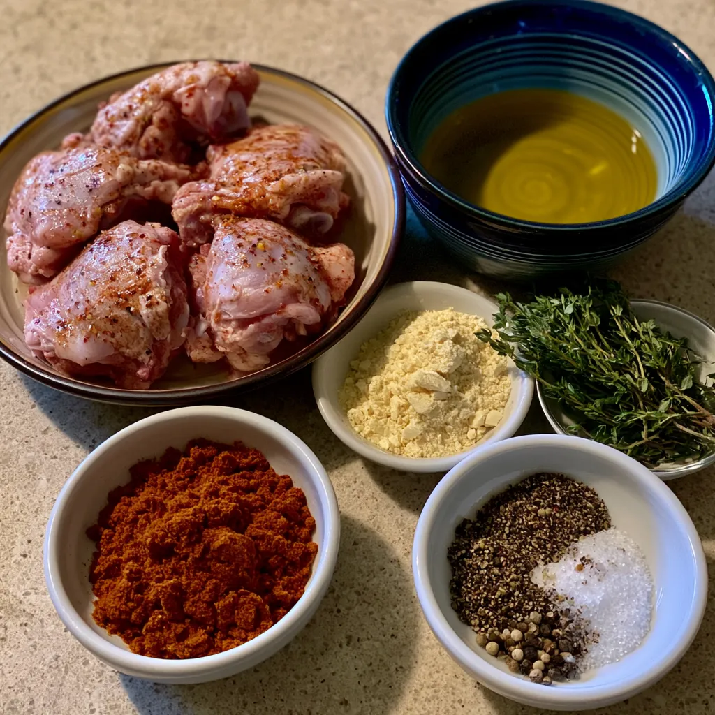 Crispy Air Fryer Chicken Thighs