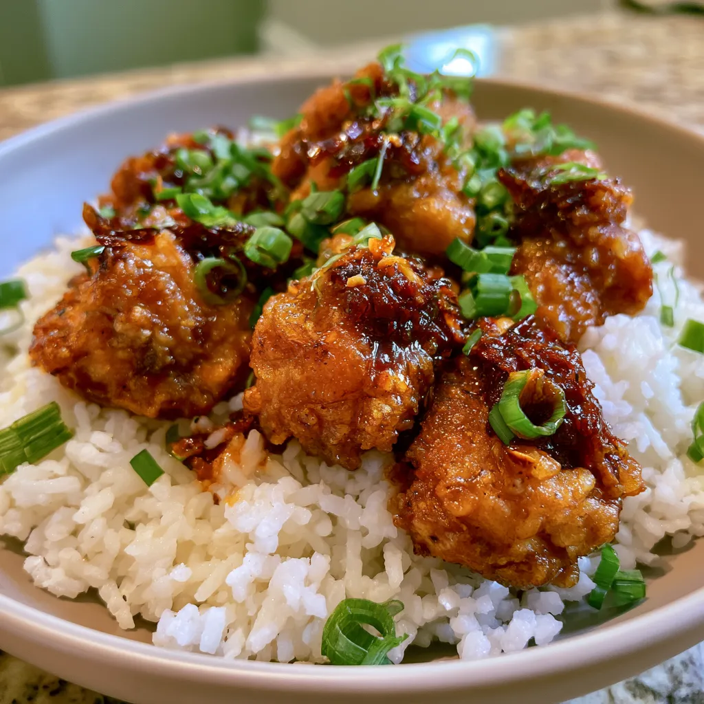 Crispy Air Fryer General Tso's Chicken